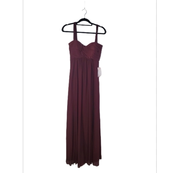 Birdy Grey Maria Convertible Long Maxi Dress Cabernet NEW Small S - Picture 1 of 17